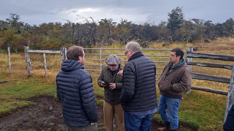 Recorrido de trabajo en terreno
